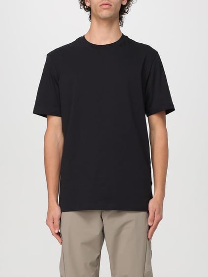 BOSS BOSS Erkek Regular Fit Pamuklu Yuvarlak Yakalı Kısa Kollu Siyah T-Shirt 50468972-001