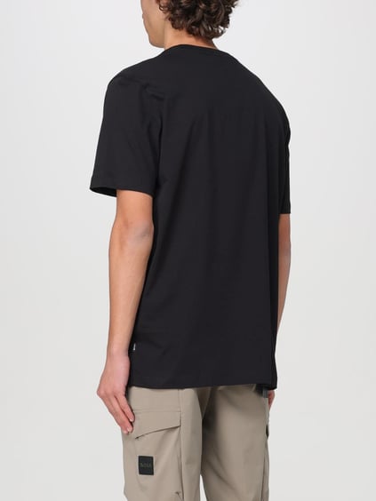 BOSS BOSS Erkek Regular Fit Pamuklu Yuvarlak Yakalı Kısa Kollu Siyah T-Shirt 50468972-001