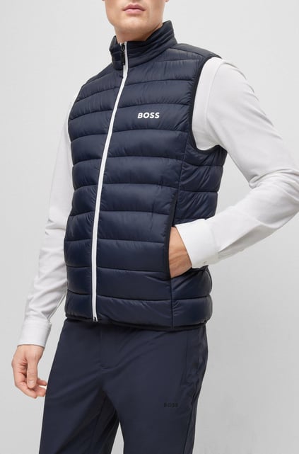 BOSS BOSS Erkek regular fit Uzun Kollu düz Lacivert Mont 50472473-402