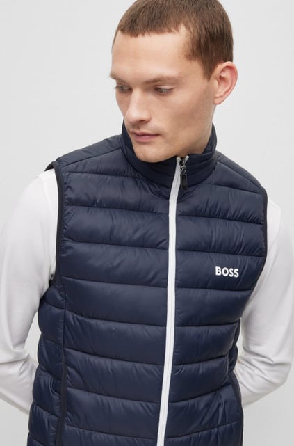 BOSS BOSS Erkek regular fit Uzun Kollu düz Lacivert Mont 50472473-402