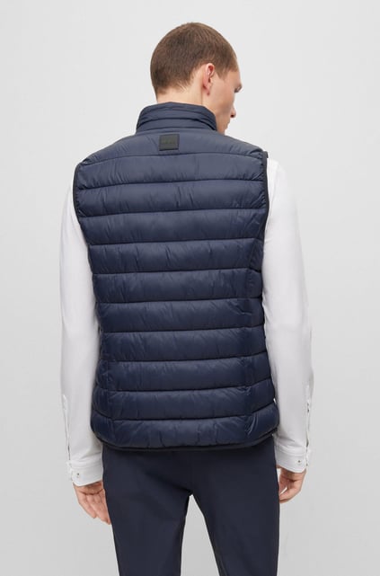 BOSS BOSS Erkek regular fit Uzun Kollu düz Lacivert Mont 50472473-402