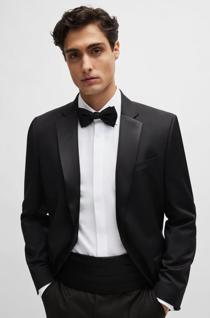 BOSS BOSS Erkek Slim Fit Pamuklu Uzun Kollu Beyaz Gömlek 50480093-100