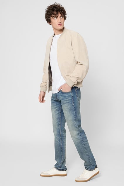 BOSS BOSS Erkek Yumuşak Süet Karışımlı Rahat Taban Deri Beyaz Sneaker 50549408-120