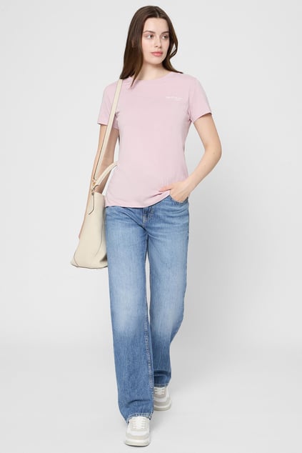 BOSS BOSS Kadın Pembe T-Shirt 50545288-562