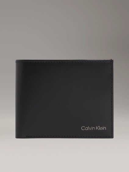 Calvin Klein Calvin Klein Erkek Bozuk Para Bölmeli RFID Korumalı Deri Siyah Cüzdan LV04D1105G-UB1
