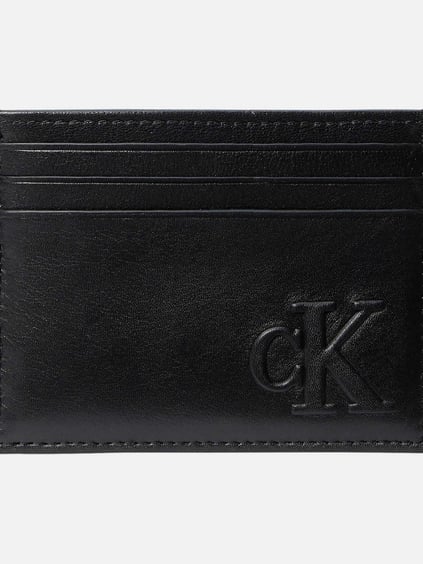 Calvin Klein Calvin Klein Erkek CK Logo Kabartmalı Ekstra Kart Bölmeli Deri Siyah Cüzdan LV04G1070G-UB1