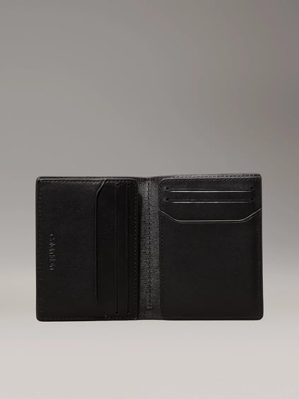 Calvin Klein Calvin Klein Erkek CK Monogram Logolu Fermuarlı Bozuk Para Cepli Deri Siyah Cüzdan K50K512859-BEH