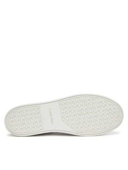 Calvin Klein Calvin Klein Erkek CK Monogram Logolu Düz Rahat Taban Düşük Bilekli Siyah Sneaker HM0HM01899-0GM