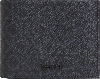 Calvin Klein Calvin Klein Erkek Dahili Kart Bölmeli CK Monogram Logolu Siyah Cüzdan LV04D1059G-UB1