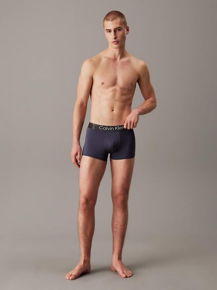 Calvin Klein Calvin Klein Erkek Dar Kalıp Nefes Alabilen Kumaş Logolu Elastik Bel Bantlı 3'lü Çok Renkli Boxer LV00NB4269-VSA