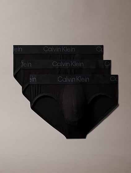 Calvin Klein Calvin Klein Erkek Elastik Bel Bantlı Slim Fit Nefes Alabilen Kumaş 3'lü Siyah Boxer LV00NB4191-UB1