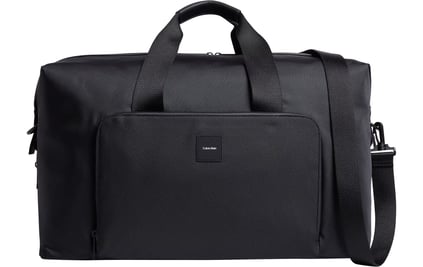 CALVIN KLEIN Calvin Kleın Erkek Geniş Hacimli Ekstra Fermuarlı Ön Cepli Uzun Askılı Siyah Valiz K50K512781-BEH