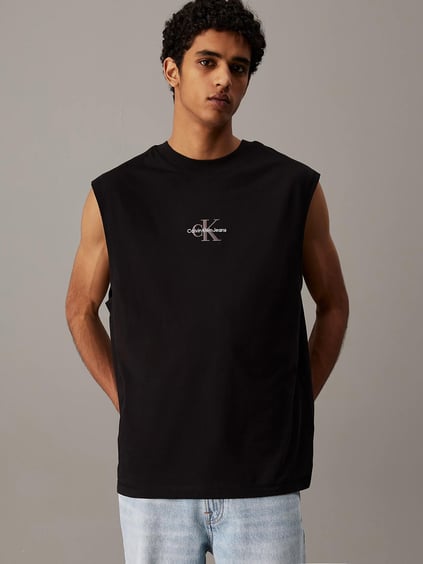 Calvin Klein Calvin Klein Erkek Kolsuz Regular Fit Bisiklet Yaka Pamuklu Siyah T-Shirt J30J327493-BEH