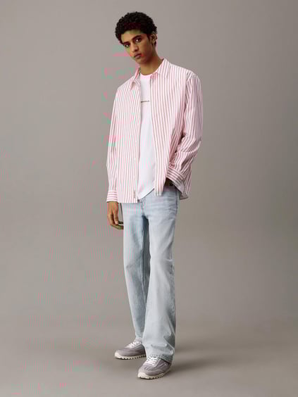 Calvin Klein Calvin Klein Erkek Kolsuz Regular Fit Bisiklet Yaka Pamuklu Beyaz T-Shirt J30J327493-YAF