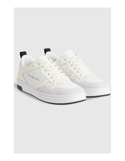 Calvin Klein Calvin Kleın Erkek Logolu Bağcıklı Deri Bej Ayakkabı YM0YM00574-0F6