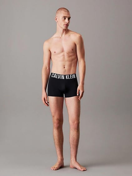 Calvin Klein Calvin Klein Erkek Logolu Beli Lastikli Yüksek Bel Pamuklu Siyah Boxer 000NB3775A-VVN