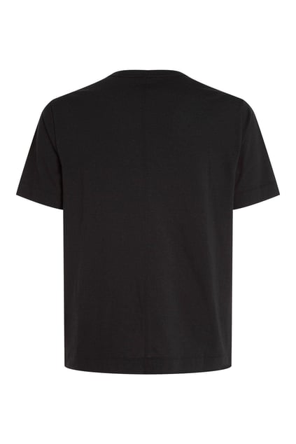 Calvin Klein Calvin Kleın Erkek Logolu Bisiklet Yaka Kısa Kol Standart Siyah T-Shirt 00GMS3K108-BAE