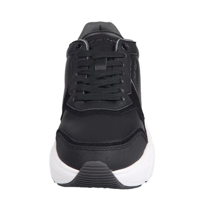 Calvin Klein Calvin Kleın Erkek Marka Logolu Bağcıklı Kaydırmaz Tabanlı Günlük Siyah Sneaker HM0HM01294-BEH