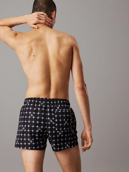 Calvin Klein Calvin Klein Erkek Normal Bel Kısa CK Yazılı Cepli Astarlı Siyah Şort KM0KM01172-0GO