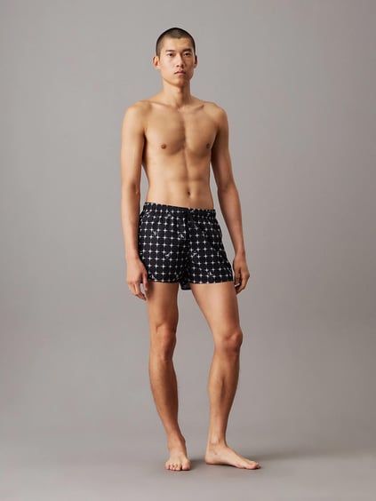 Calvin Klein Calvin Klein Erkek Normal Bel Kısa CK Yazılı Cepli Astarlı Siyah Şort KM0KM01172-0GO