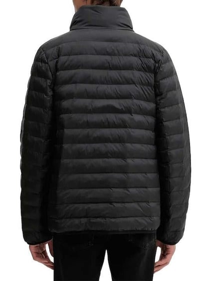 Calvin Klein Calvin Klein Erkek Normal Kalıp Kapitone Desenli Isı Yalıtımlı Su Geçirmez Dik Yaka Siyah Ceket LV04LC506G-UB1