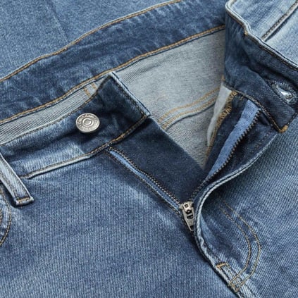 CALVIN KLEIN Calvin Kleın Erkek Normal Bel Slim Fit Dar Kesim Dar Paça Mavi Jeans J30J326523-1AA