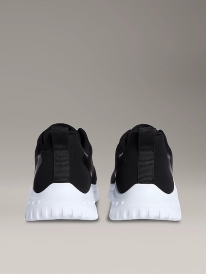 Calvin Klein Calvin Klein Erkek Orta Kalın Fileli Kumaş Yuvarlak Burun Rahat Taban Siyah Sneaker YM0YM01285-0GM