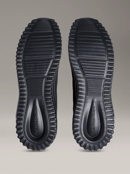 Calvin Klein Calvin Klein Erkek Orta Kalın Fileli Kumaş Yuvarlak Burun Rahat Taban Siyah Sneaker YM0YM01285-0GJ