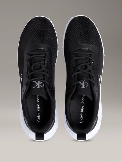 Calvin Klein Calvin Klein Erkek Orta Kalın Fileli Kumaş Yuvarlak Burun Rahat Taban Siyah Sneaker YM0YM01285-0GM