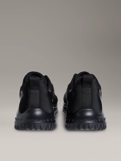 Calvin Klein Calvin Klein Erkek Orta Kalın Fileli Kumaş Yuvarlak Burun Rahat Taban Siyah Sneaker YM0YM01285-0GJ