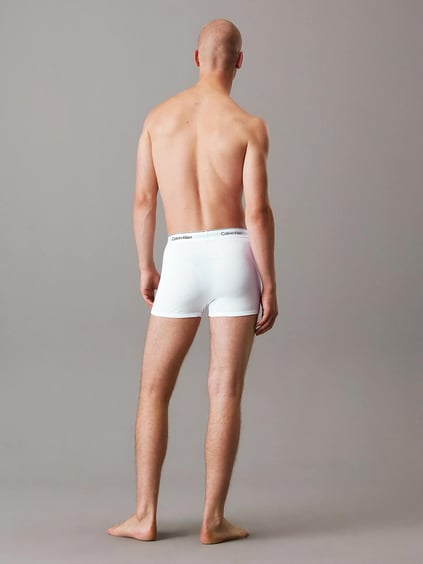 Calvin Klein Calvin Klein Erkek Pamuklu Normal Kalıp Logolu Elastik Bel Bantlı 3'lü Beyaz Boxer LV00NB4286-100