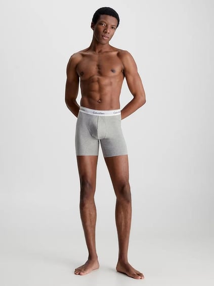 Calvin Klein Calvin Kleın Erkek Pamuklu Logolu Lastikli Normal Bel Çok Renkli BOXER 000NB2381A-MP1