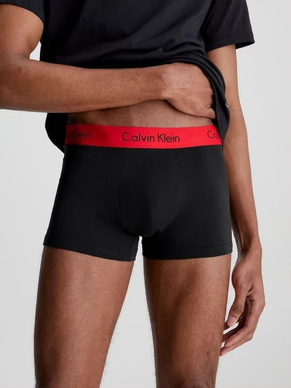 Calvin Klein Calvin Kleın Erkek Pamuklu Logolu Lastikli Normal Bel Siyah Boxer 000NB1463A-IXY