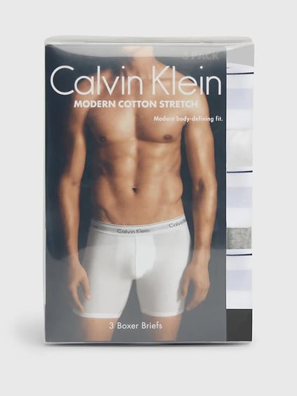 Calvin Klein Calvin Kleın Erkek Pamuklu Logolu Lastikli Normal Bel Çok Renkli BOXER 000NB2381A-MP1