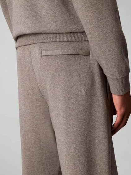Calvin Klein Calvin Klein Erkek Rahat Kalıp Beli ve Paçası Lastikli %100 Pamuklu Gri Eşofman Altı LV04RD241G-P7E