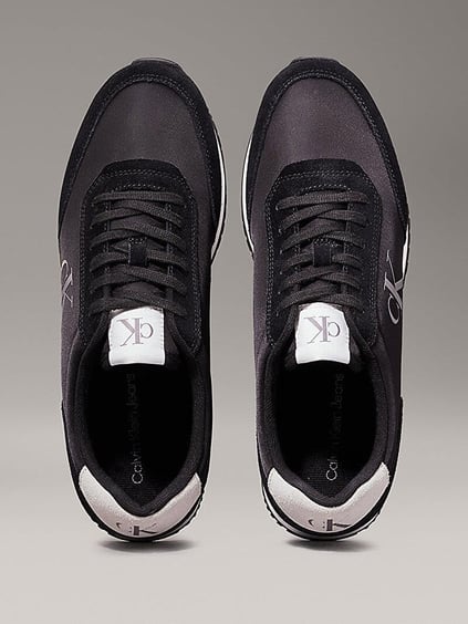 Calvin Klein Calvin Kleın Erkek Rahat Koşucu Bağcıklı Siyah Sneaker YM0YM01119-0GM