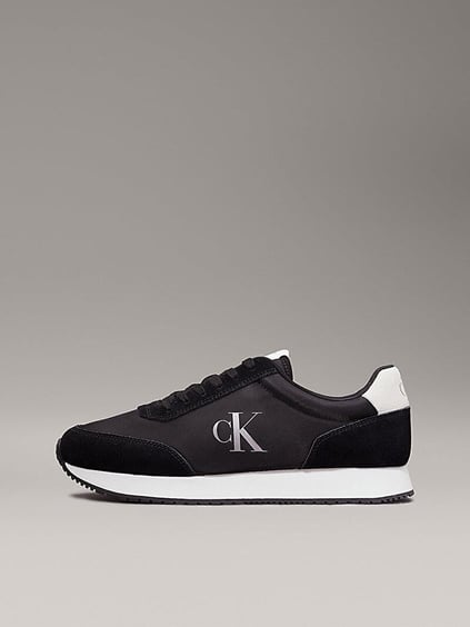 Calvin Klein Calvin Kleın Erkek Rahat Koşucu Bağcıklı Siyah Sneaker YM0YM01119-0GM