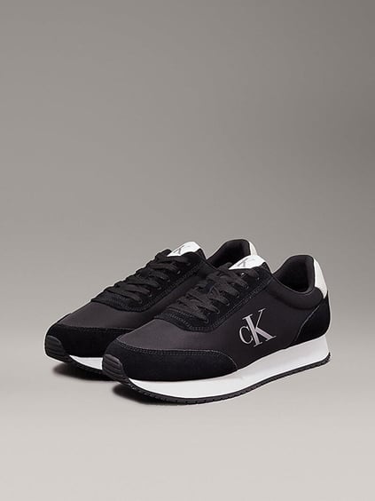 Calvin Klein Calvin Kleın Erkek Rahat Koşucu Bağcıklı Siyah Sneaker YM0YM01119-0GM