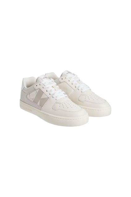 CALVIN KLEIN Calvin Kleın Erkek Rahat Taban Nefes Alabilir Üst Yüzey Düşük Bilekli Beyaz Sneaker YM0YM01160-0LH