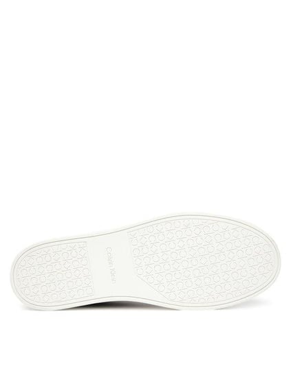 Calvin Klein Calvin Klein Erkek Rahat Düz Taban Düşük Bilekli Nefes Alabilir Dış Yüzey Tasarımlı Siyah Sneaker HM0HM01870-0GM