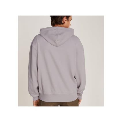 Calvin Klein Calvin Kleın Erkek Regular Fit Marka Logolu Kapüşonlu Uzun Kollu Gri Sweatshirt J30J326147-PCR