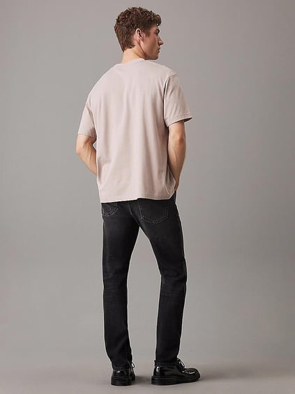 Calvin Klein Calvin Klein Erkek Slim Fit Genişleyen Paça Normal Bel Denim Siyah Jeans J30J326538-1BY