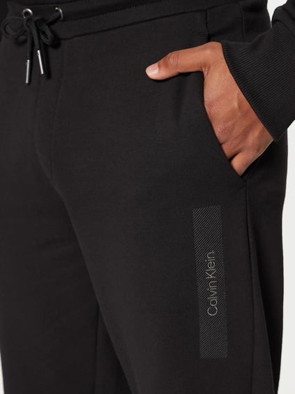 CALVIN KLEIN Calvin Kleın Erkek Slim Fit Normal Bel Pamuklu Siyah Eşofman Altı K10K113838-BEH