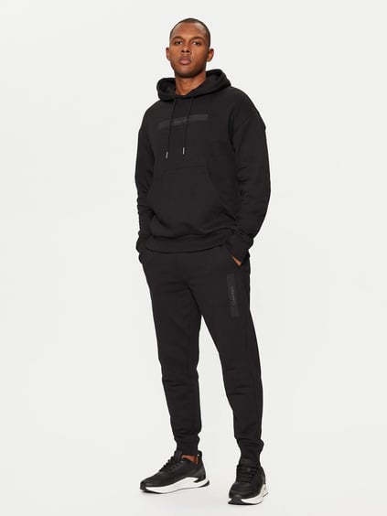 CALVIN KLEIN Calvin Kleın Erkek Slim Fit Normal Bel Pamuklu Siyah Eşofman Altı K10K113838-BEH