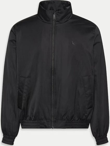 Calvin Klein Calvin Klein Erkek Su İtici Rüzgar Geçirmez Kumaş Dik Yaka Uzun Kollu Siyah Ceket LV04RC516G-UB1