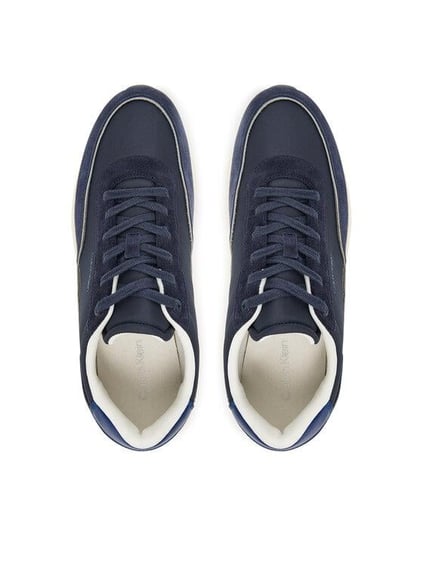 Calvin Klein Calvin Klein Erkek Süet Detaylı Rahat Taban Lacivert Sneaker HM0HM01714-02F