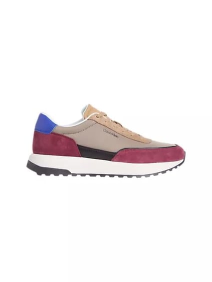 Calvin Klein Calvin Klein Erkek Süet Detaylı Rahat Taban Kahverengi Sneaker HM0HM01714-0HR
