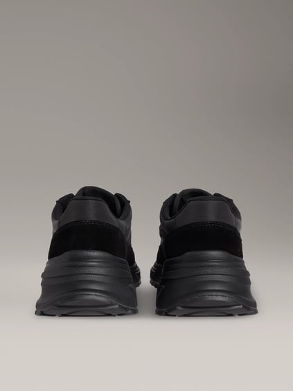 Calvin Klein Calvin Klein Erkek Yüksek Rahat Taban Deri Siyah Sneaker YM0YM01292-0GJ