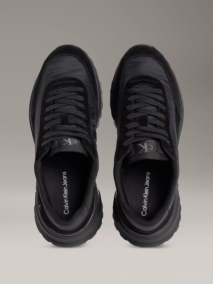 Calvin Klein Calvin Klein Erkek Yüksek Rahat Taban Deri Siyah Sneaker YM0YM01292-0GJ