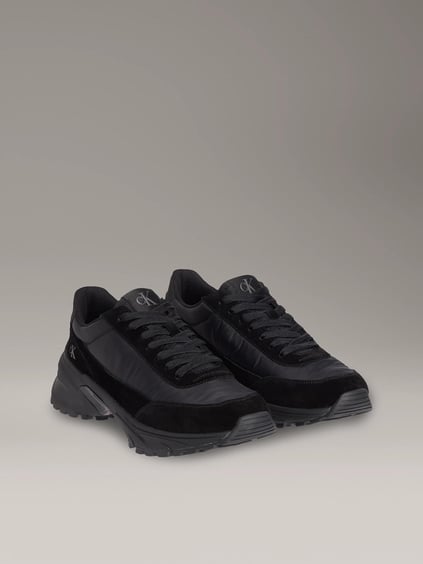 Calvin Klein Calvin Klein Erkek Yüksek Rahat Taban Deri Siyah Sneaker YM0YM01292-0GJ